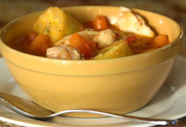 chicken and plantain stew